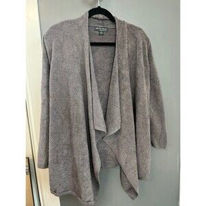 Barefoot dreams size large X-Large cost chic lite gray cardigan sweater